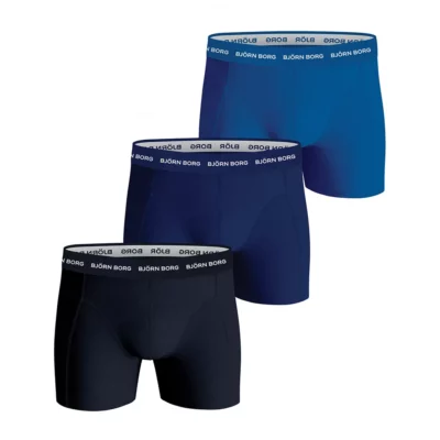 Björn Borg Boxerkalsonger Blå/Mörkblå 3-pack