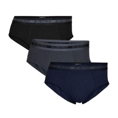 JBS Briefs 3-pack Bambu Svart/Grå/Blå