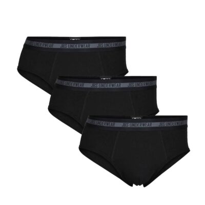 JBS Briefs 3-pack Svarta Bambu