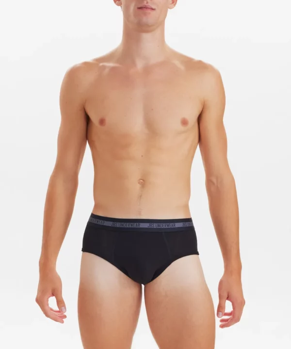 JBS Briefs 3-pack Svarta Bambu - produktbild