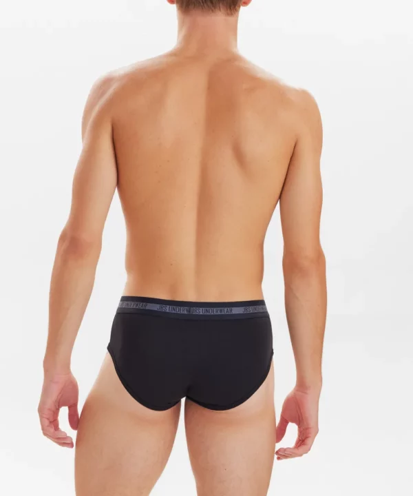 JBS Briefs 3-pack Svarta Bambu - produktbild
