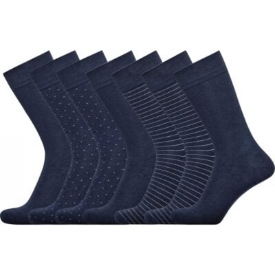 7-pack Klassiska Strumpor Navy