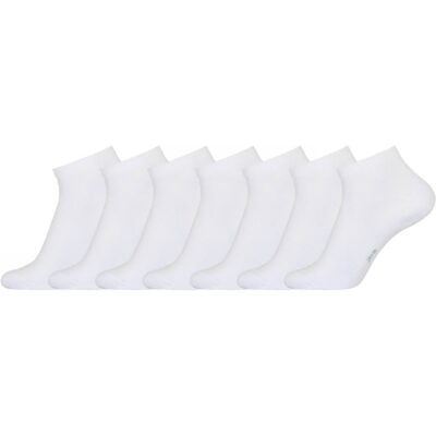 7-pack ankelstrumpor (Vita)