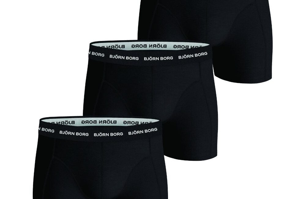 Björn Borg Boxerkalsonger Svarta 3-pack
