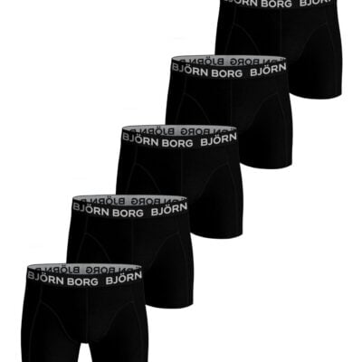 Björn Borg Boxerkalsonger Svart 5-pack