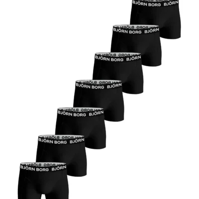 Björn Borg Kalsonger 7-Pack Bomull Svart