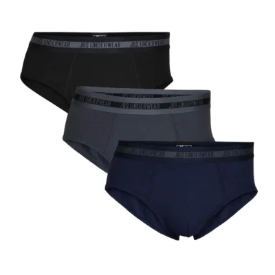 JBS Briefs 3-pack Bambu Svart/Grå/Blå