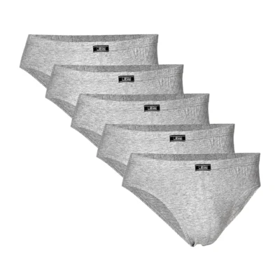 JBS Briefs 5-pack Bomull Grå