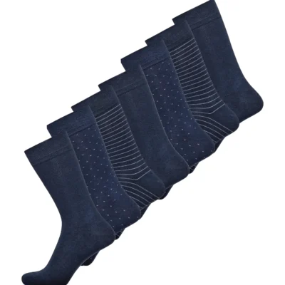 JBS Klassiska Strumpor 7-pack Bambu Blå