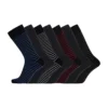 JBS Klassiska Strumpor 7-pack Bambu Randiga