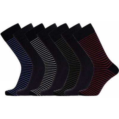 7-pack Klassiska Strumpor Randiga