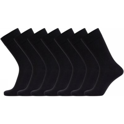 7-pack Klassiska Strumpor Svarta