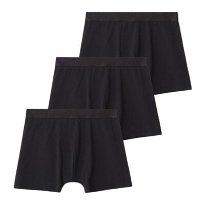 Frank Dandy Boxerkalsonger 3-pack Ekologisk Bomull Svarta