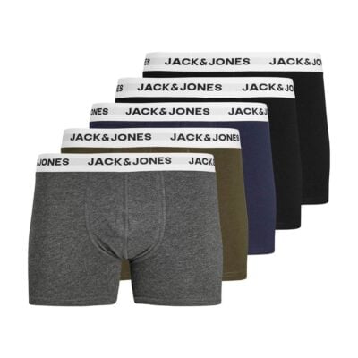 Jack & Jones Kalsonger 5-Pack Mörk Kulör