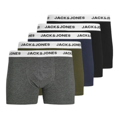 Jack & Jones Kalsonger 5-Pack Bomull Mörk Kulör