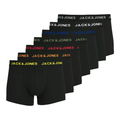 Jack & Jones Kalsonger 7-pack Bomull Färgade resår