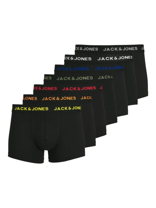 Jack-Jones-Kalsonger-7-pack-Bomull-svarta