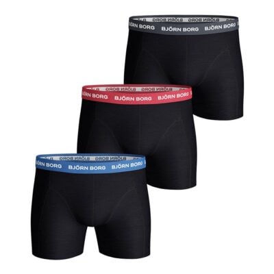 Björn Borg Boxerkalsonger Färgade-resårband 3-pack