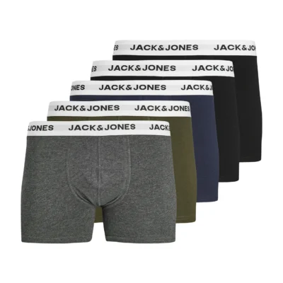 Jack & Jones Kalsonger 5-Pack Bomull Mörk Kulör