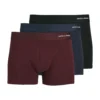 Jack & Jones Kalsonger 3-pack Bambu Blå/Vinröd/Svart