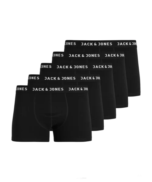 jack-jones-kalsonger-5-pack-bomull-svart-trunks