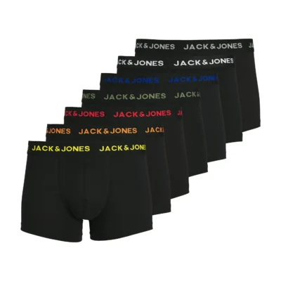 Jack & Jones Kalsonger 7-pack Bomull Färgade resår