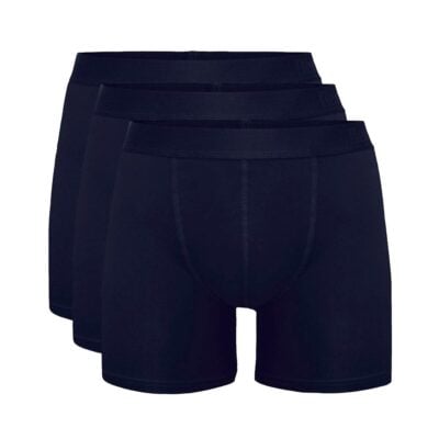 Resteröds Bambukalsonger 3-Pack Långa ben (Marinblå)