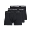 Jack & Jones Trunks 3-pack Mikrofiber Svarta
