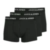 Jack & Jones Trunks 3-pack Mikrofiber Svarta
