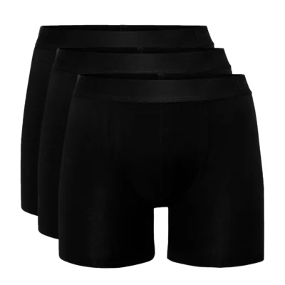 Resteröds Kalsonger 3-pack bambu Långa ben Svart