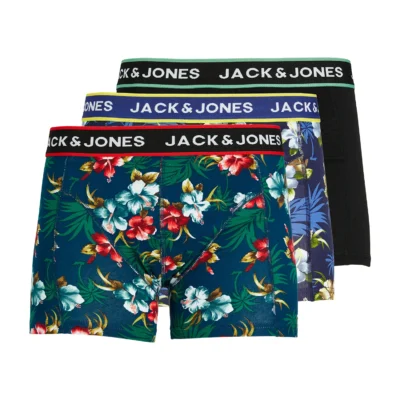 Jack & Jones Kalsonger 3-pack Bomull (Blommiga)