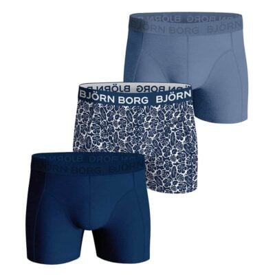 Björn Borg Boxerkalsonger Blå Färgmix 3-pack