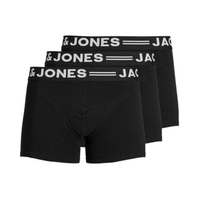 Plus Size Kalsonger Jack&Jones 3-Pack (Svart)