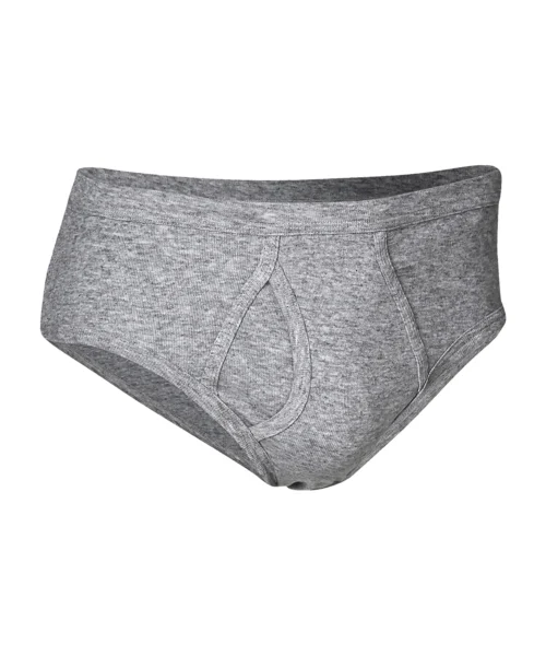 JBS Briefs Med Gylf 1-pack Bomull Grå