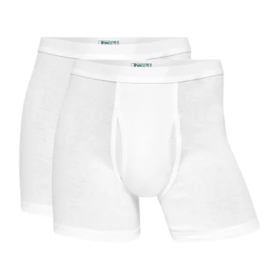 JBS Kalsonger Med Gylf 2-pack Bomull Vita