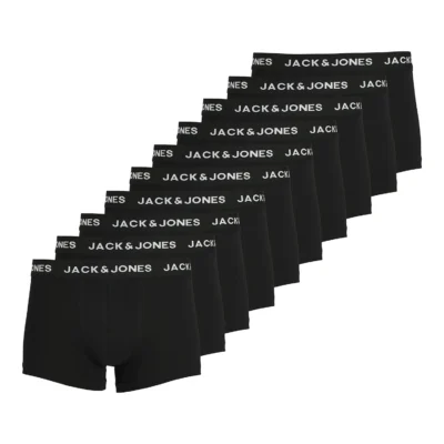 Jack & Jones Kalsonger 10-pack Bomull Svarta