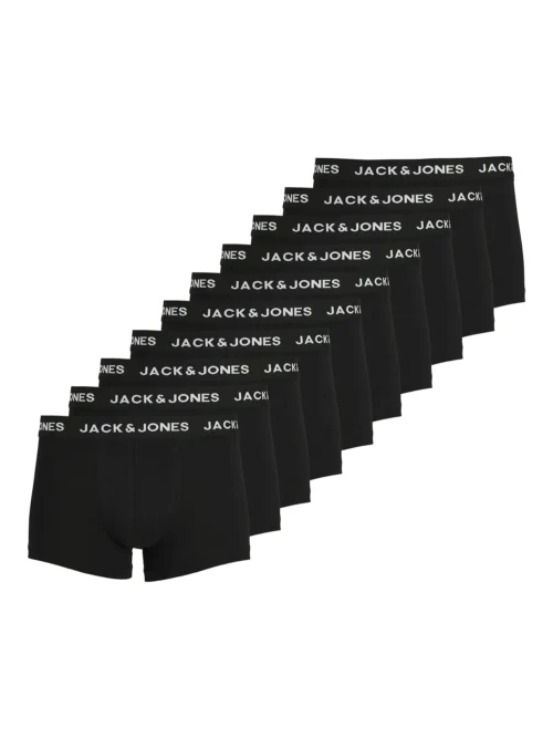 Jack & Jones Kalsonger 10 pack Bomull Svarta