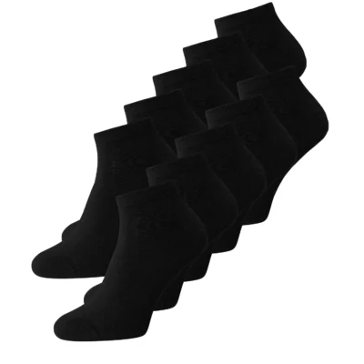 Jack & Jones Ankelstrumpor 10-pack Bomull (Svart)