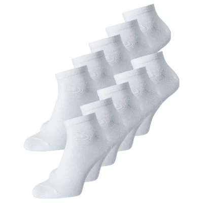 Jack & Jones ankelstrumpor 10-pack Bomull (Vita)