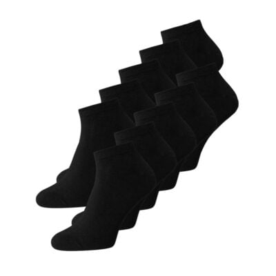 Jack & Jones 10-pack Ankelstrumpor (Svart)
