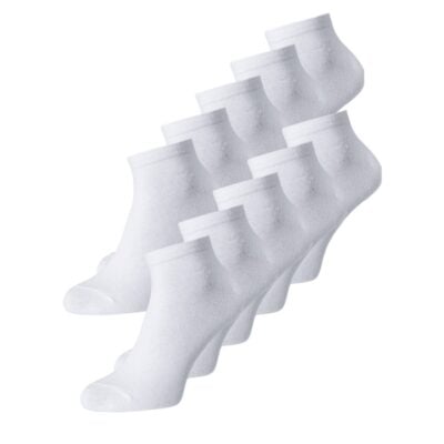 Jack & Jones 10-pack ankelstrumpor (Vita)