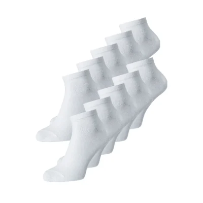 Jack & Jones ankelstrumpor 10-pack Bomull (Vita)