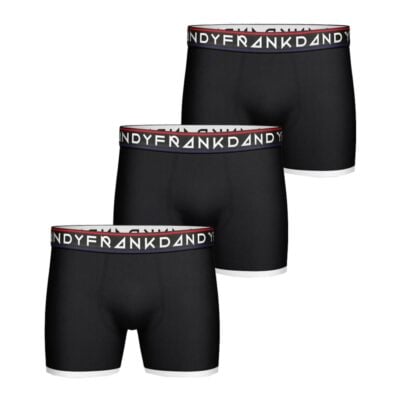 Frank Dandy Bambukalsonger Svarta 3-pack