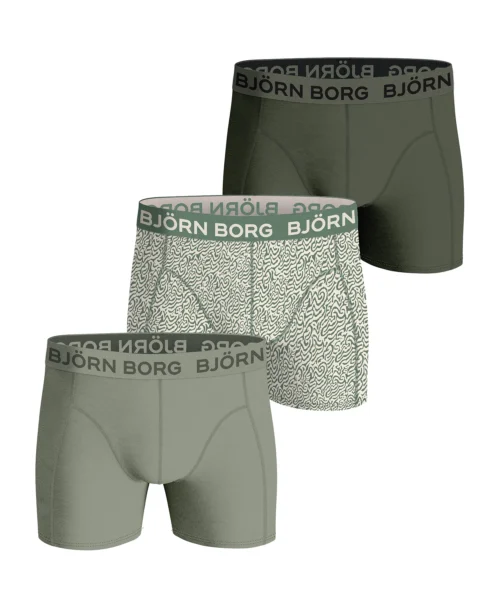 bjorn-borg-kalsonger-3-pack-bomull-gron-fargmix