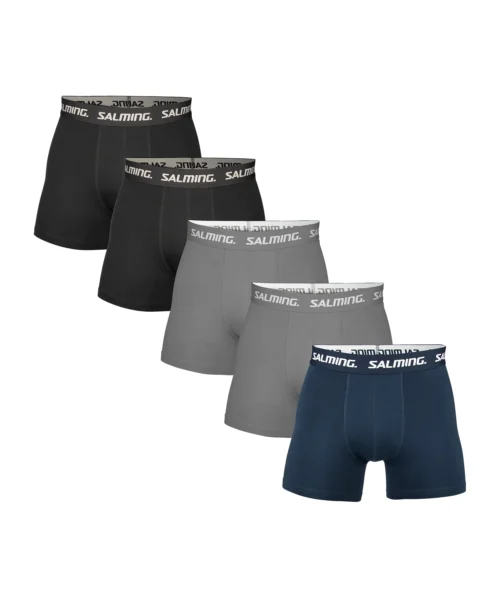 salming-kalsonger-5-pack-bomull-svart-gra-bla