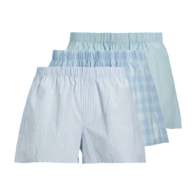 Jack & Jones Boxershorts 3-pack Bomull Blå