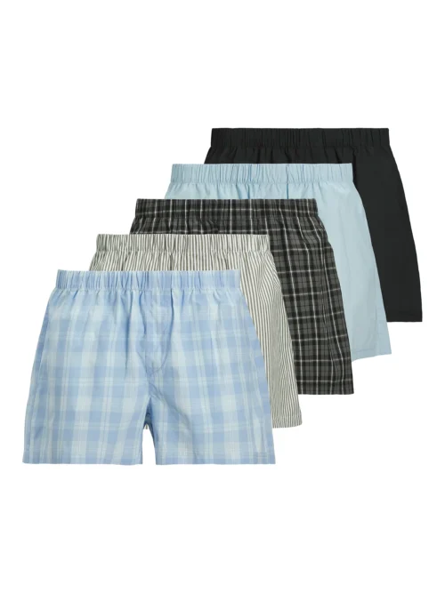 Jack-Jones-Boxershorts-5-Pack-Bomull-Fargmix