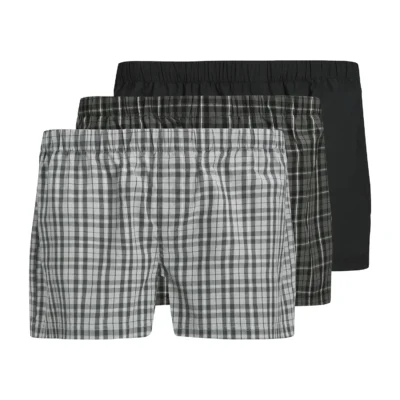 Jack & Jones Boxershorts 3-Pack Bomull Mörka