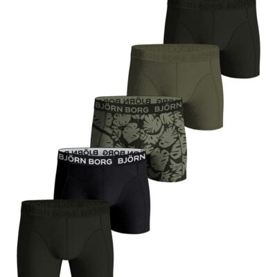 Björn Borg Boxerkalsonger Mörkgrön 5-pack