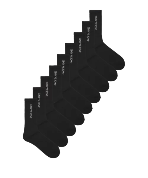 jack-jones-9-pack-tennisstrumpor-svarta
